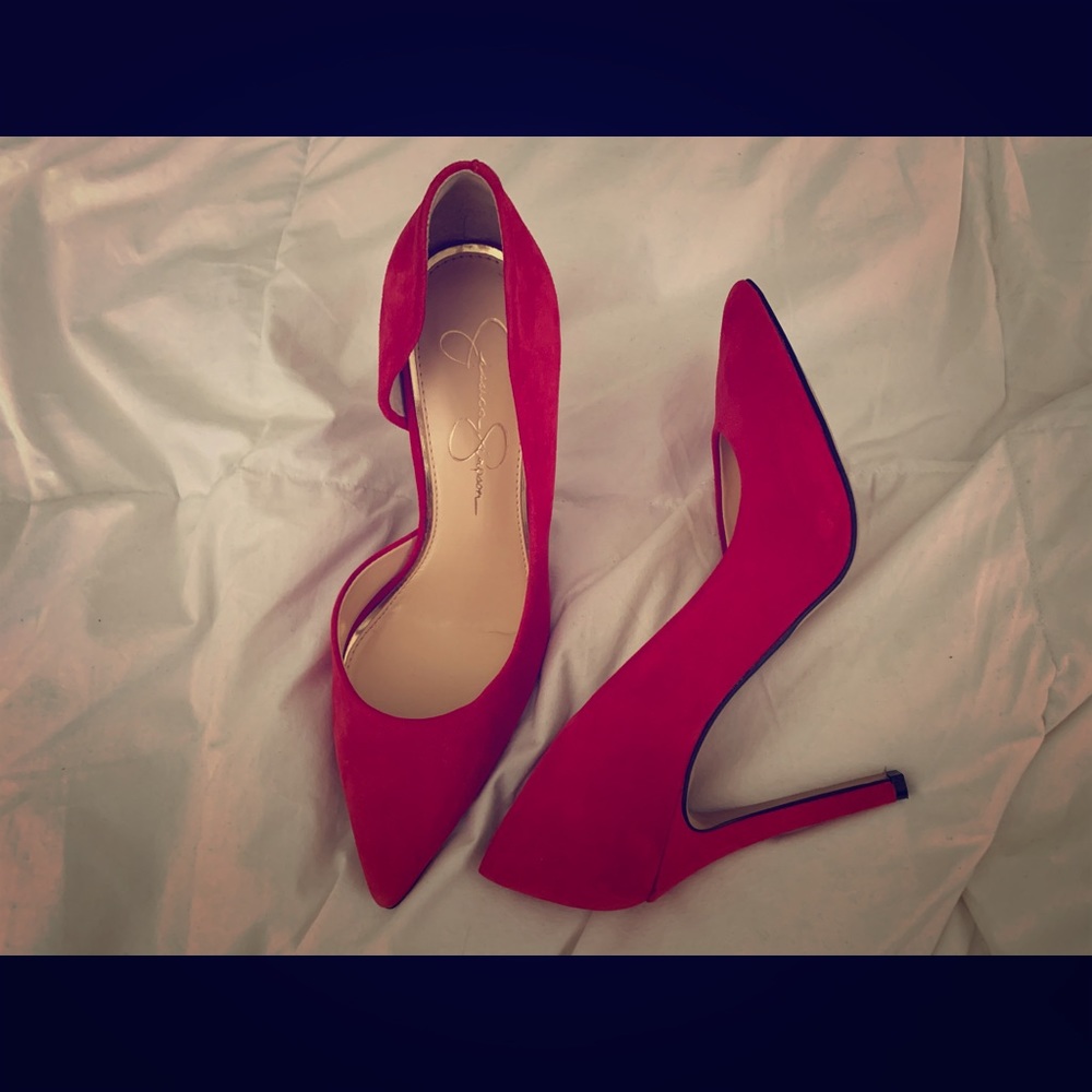 Red Jessica Simpson Heels